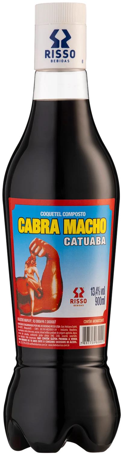 Garrafa PET de Cabra Macho, catuaba da Risso