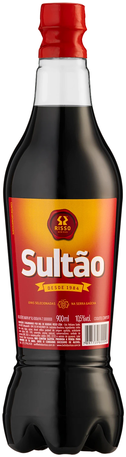 Garrafa de Sultão, coquetel de vinho da Risso